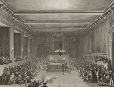 La Commune de Paris décerne une épée et une couronne civique à C.J.W. Nesham, anglais le 15 janvier 1790 - Pierre-Gabriel Berthault