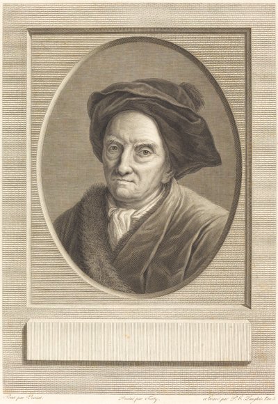 Fontenelle - Pierre Gabriel Langlois after Guillaume Voiriot after Jean Jacques Forty