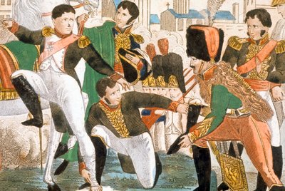 Napoléon Ier blessé à Ratisbonne (1809) - Pierre Gautherot