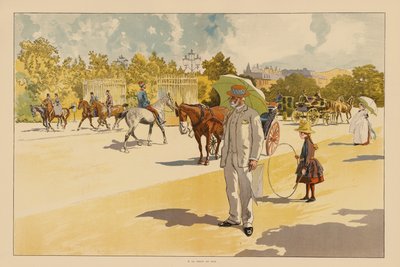 À la porte du Bois de Boulogne, Paris - Pierre Georges Jeanniot