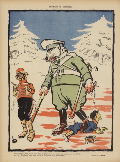 Les affaires sont les affaires. Illustration pour Le Rire - Pierre Georges Jeanniot