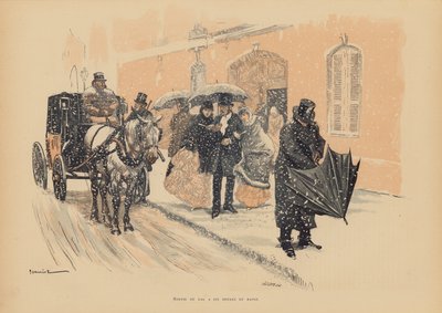 Parisiens quittant un bal à six heures du matin - Pierre Georges Jeanniot