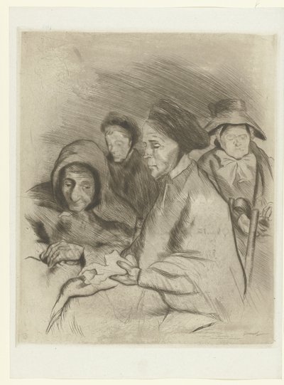 Quatre vieilles femmes - Pierre Georges Jeanniot
