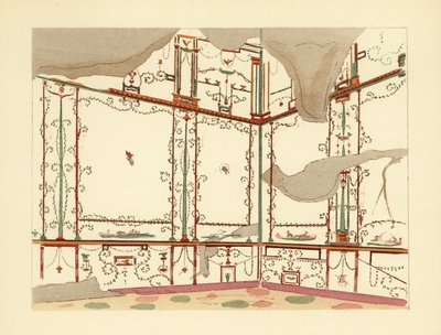 Exèdre dans la Maison du Centenaire, Pompéi - Pierre Gusman