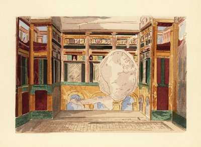 Oecus ou salon dans la Maison du Labyrinthe - Pierre Gusman