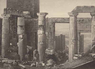 Grèce. Les Propylées à Athènes - Pierre Gustave Joly