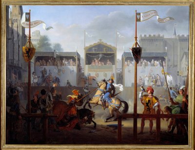 Un tournoi au 14e siècle - Pierre Henri Revoil