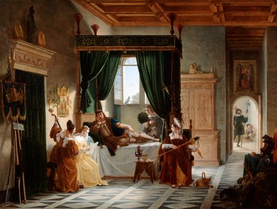 La convalescence de Bayard, c. 1796-1842 - Pierre Henri Revoil