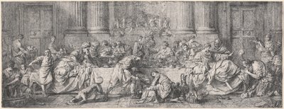 Le festin dans la maison de Simon - Pierre Hubert Subleyras