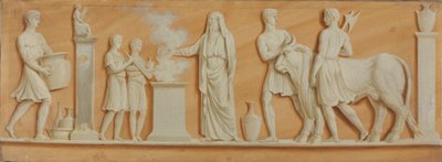 Peinture de dessus de porte - Pierre II Rousseau