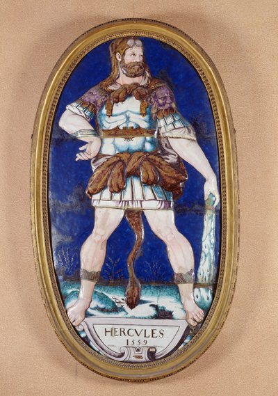 Hercule, 1559 (émail peint) - Pierre I Courteys