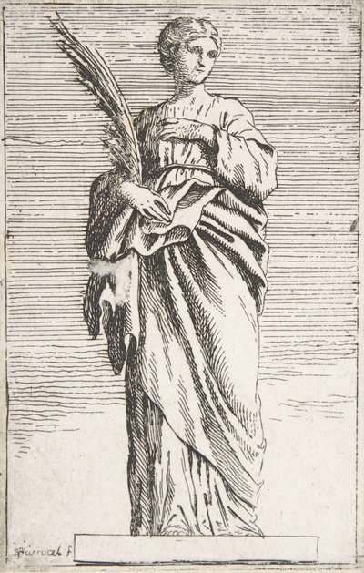Figure féminine debout, vers 1739-1740 - Pierre Ignace Parrocel