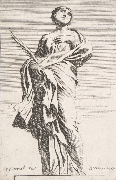 Figure féminine debout - Pierre Ignace Parrocel