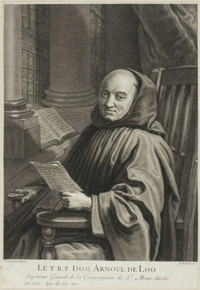 Portrait du Père Arnoul de Loo - Pierre Imbert Drevet