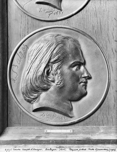 Honoré de Balzac, 1843 - Pierre Jean David d