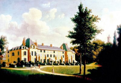 Vue du Château de Malmaison (façade sur le parc) - Pierre Joseph Petit