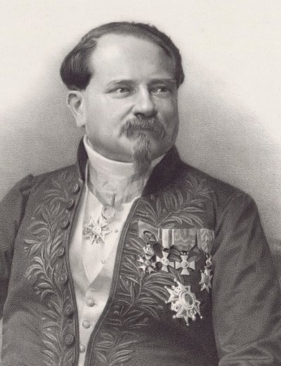 Portrait du compositeur Jean-Georges Kastner 1810-1867, 1866 - Pierre Lanith Petit