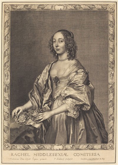 Rachel, Comtesse de Middlesex - Pierre Lombard after Sir Anthony van Dyck