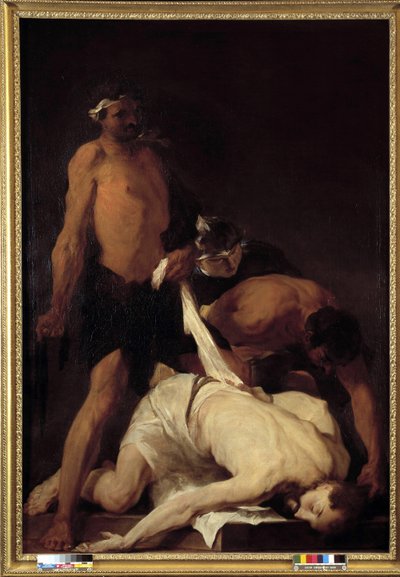 Christ évanoui après le flagellation - Pierre Louis Cretey or Cretet
