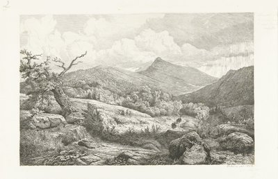 Le cimetière de Baden-Baden - Pierre Louis Dubourcq