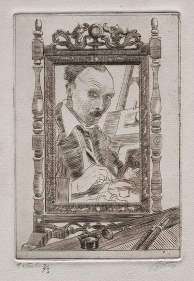 Autoportrait - Pierre Louis Gatier