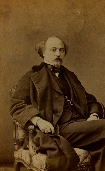 Portrait de Jean Pierre Alexandre Antigna, peintre français; carte de visite - Pierre Louis Pierson