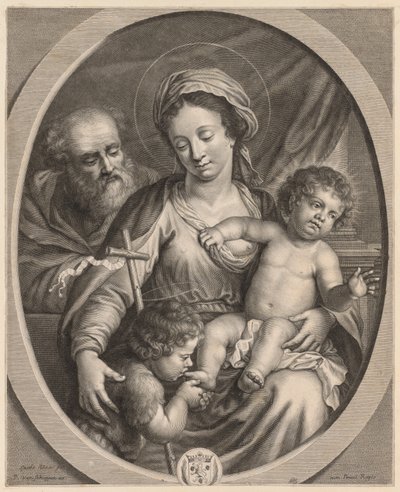 La Sainte Famille et Saint Jean - Pierre Louis van Schuppen