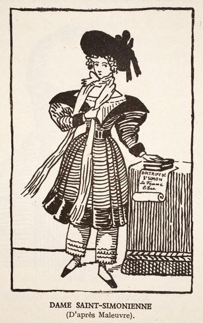 Dame Saint-Simonienne - Pierre Maleuvre