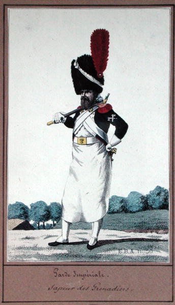 La Garde Impériale, Sapeur des Grenadiers - Pierre Maleuvre