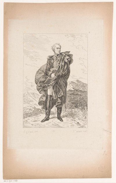 Portrait du général Maximilien Sébastien Foy - Pierre Michel Adam