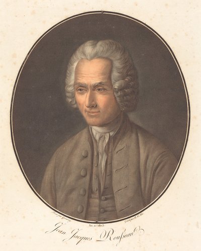 Jean Jacques Rousseau, en ou après 1803 - Pierre Michel Alix