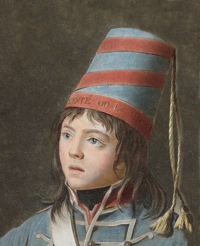 Joseph Bara (1779-1793) - Joseph Bara ou Barra (1780-1793) est un enfant héros de la Révolution française qui a combattu en Vendée pour la République. Gravure de Pierre Michel Alix (1762-1817) - Pierre Michel Alix
