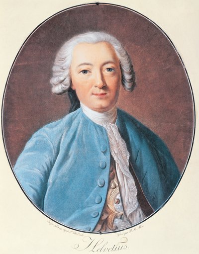 Portrait de Claude Adrien Helvétius - Pierre Michel Alix