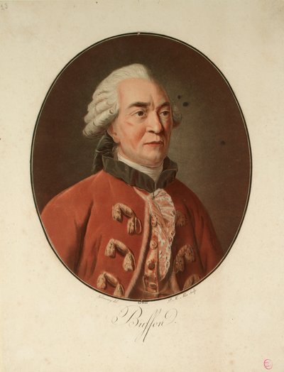 Portrait du naturaliste Georges-Louis Leclerc, Comte de Buffon 1707-1788, 1793 - Pierre Michel Alix