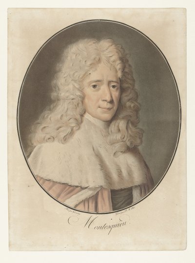 Portrait de Charles de Montesquieu - Pierre Michel Alix