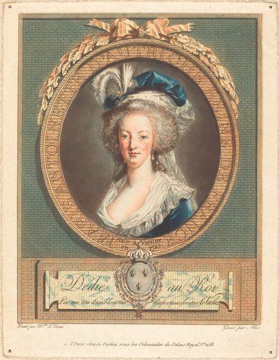 Reine Marie-Antoinette (vers 1789) - Pierre Michel Alix