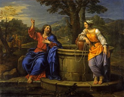 Christ et la femme de Samarie - Pierre Mignard