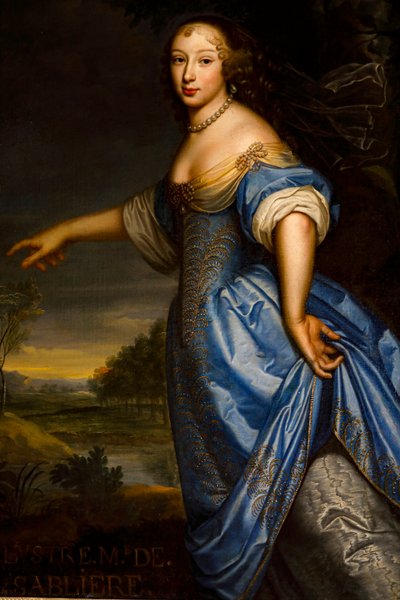 Portrait de Madame de la Sablière - Pierre Mignard