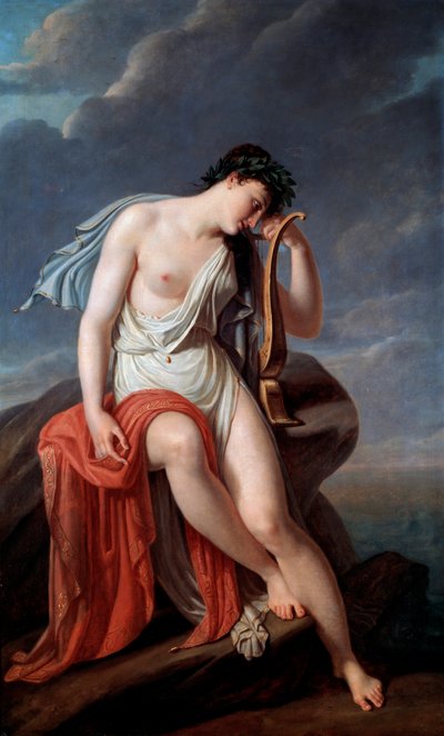 Sappho sur la falaise de Leucade - Pierre Narcisse Guérin Baron