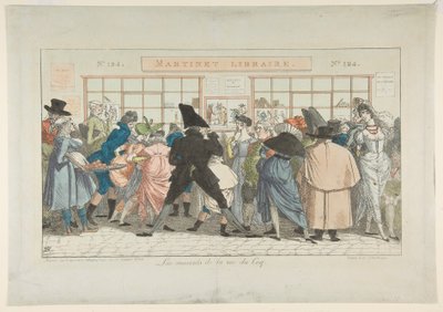 Les Musards de la Rue du Coq, 1805 - Pierre Nolasque Bergeret
