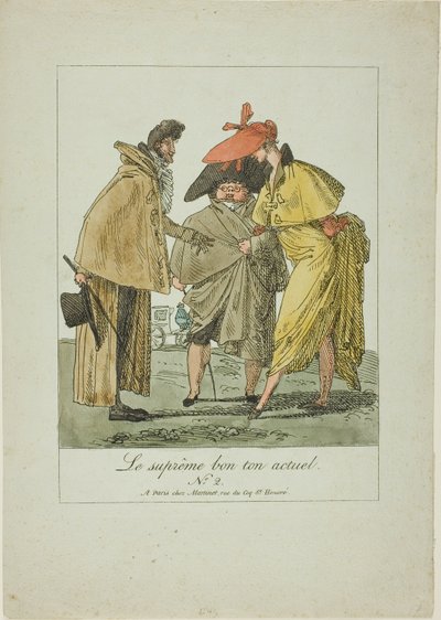 Planche deux de The Supreme Current Fashion - Pierre Nolasque Bergeret