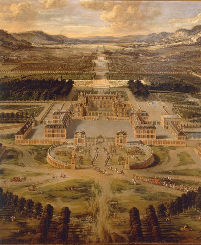 Vue du palais de Versailles et de ses jardins par Pierre Patel - Pierre Patel