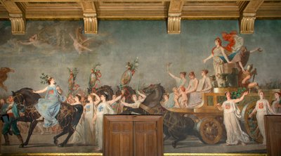 Fresque « Le Triomphe de la République » - Pierre Paul Lêon Glaize