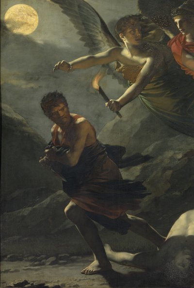 Détail : Justice et vengeance divine poursuivant le crime - Pierre Paul Prudhon