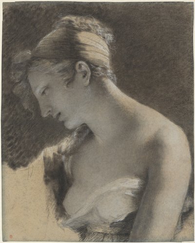 Tête de femme : Étude pour "L