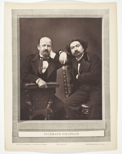 Émile Erckmann (écrivain français, 1822-1899) et Alexandre Chatrian (écrivain français, 1826-1890) - Pierre Petit