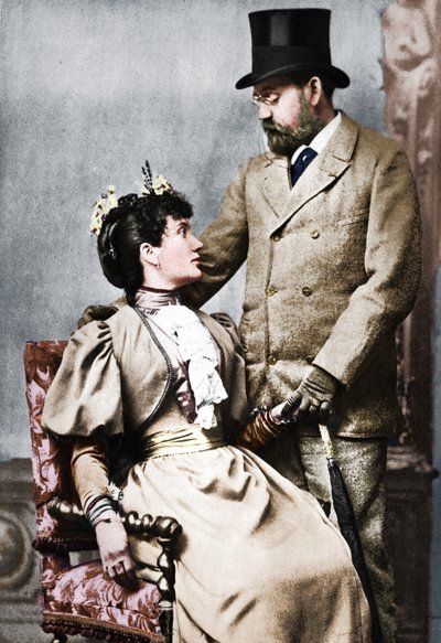 Émile Zola et Jeanne Rozerat, vers 1890, 1939 - Pierre Petit