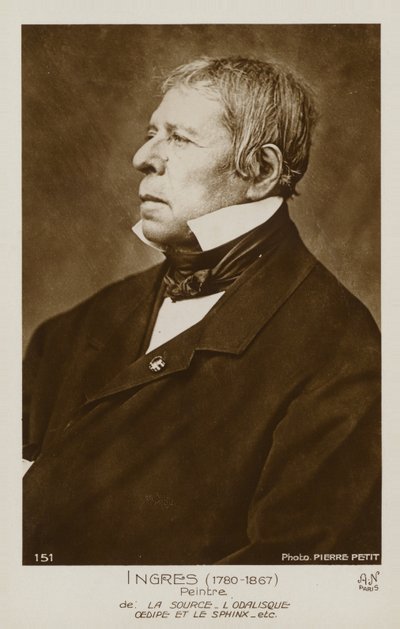 Jean Auguste Dominique Ingres, peintre français - Pierre Petit