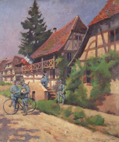 Poste de commandement français en Alsace - Pierre Petit Gerard