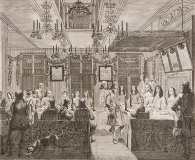 Le roi Charles II dînant avec Lucy Walter - Pierre Philippe